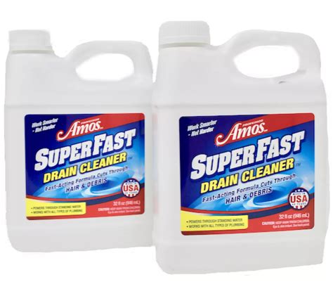 professional amos superfast drain cleaner